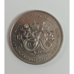 GUERNSEY 2 POUNDS  1993 Queens Coronation Anniversary 1953-1993